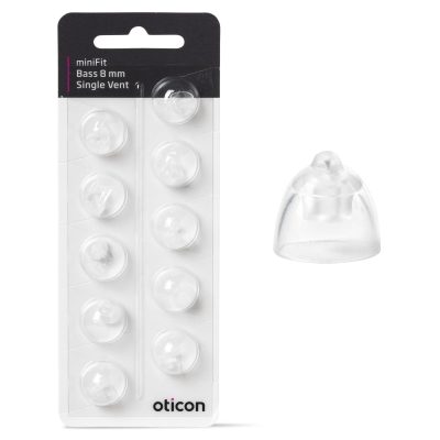 Oticon miniFit Bass-Dome single vent