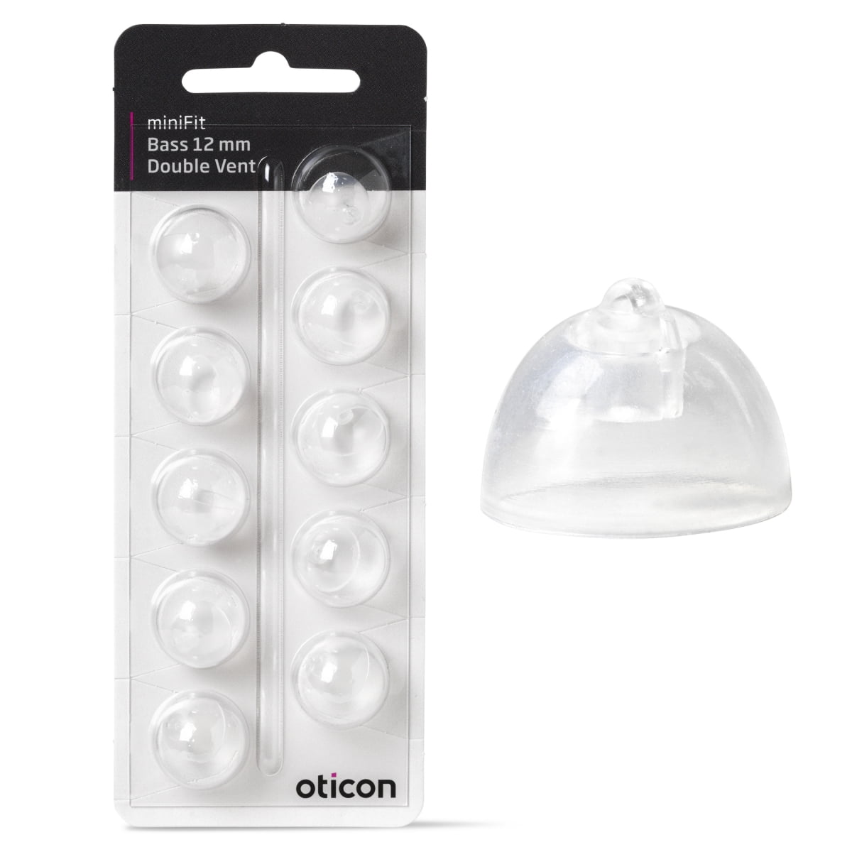 Oticon miniFit Bass-Dome (double vent) - Image 2